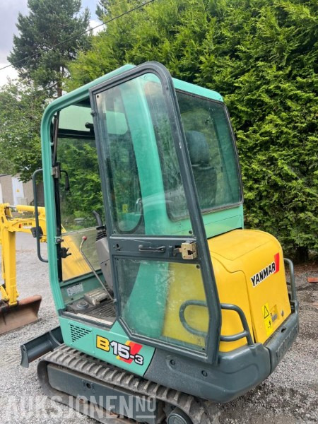 Miniekskavaator 2005 Minigraver - Yanmar B15-3, MVA FRI: pilt 9