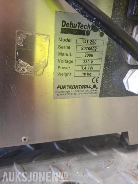 2007 DEHUTECH DA/DT-250 1FAS-230V - Ehitusseade: pilt 3 2007 DEHUTECH DA/DT-250 1FAS-230V - Ehitusseade: pilt 3