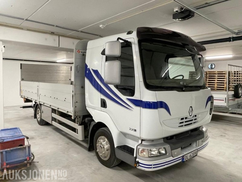 2007 RENAULT MIDLUM LASTEBIL - PLANBIL MED LIFT. KUN 95544 KM! - Madelveok/ Platvormveok: pilt 3 2007 RENAULT MIDLUM LASTEBIL - PLANBIL MED LIFT. KUN 95544 KM! - Madelveok/ Platvormveok: pilt 3