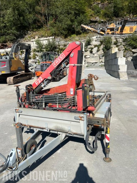 2008 Tysse tandemhenger med Fassi F22A.22 kran - klar til bruk, Nysertifisert! - Kraana: pilt 5 2008 Tysse tandemhenger med Fassi F22A.22 kran - klar til bruk, Nysertifisert! - Kraana: pilt 5