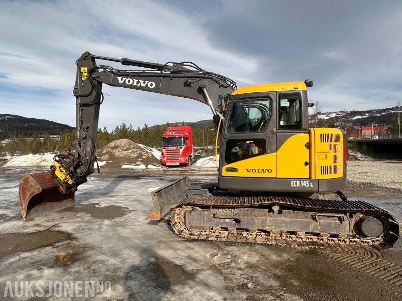 2008 Volvo ECR145C - Engcon tiltrotator - Puss og graveskuff. - Ekskavaator: pilt 2 2008 Volvo ECR145C - Engcon tiltrotator - Puss og graveskuff. - Ekskavaator: pilt 2