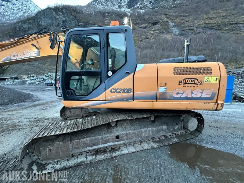 2009 Case CX210B Sertifisert Beltegraver m/Montabert CPA225E boretårn - Ekskavaator: pilt 3 2009 Case CX210B Sertifisert Beltegraver m/Montabert CPA225E boretårn - Ekskavaator: pilt 3