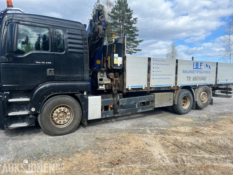 2010 MAN TGS 26.440 KRANBIL PM 22SP KRAN MED FJERNKONTROLL - Kraanaga veoauto: pilt 5 2010 MAN TGS 26.440 KRANBIL PM 22SP KRAN MED FJERNKONTROLL - Kraanaga veoauto: pilt 5