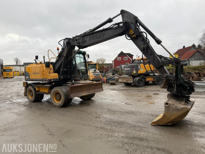 2010 Volvo EW160C HJULGRAVER STEELWRIST X20 TILTROTATOR SERVICEHISTORIKK. - Ekskavaator: pilt 2 2010 Volvo EW160C HJULGRAVER STEELWRIST X20 TILTROTATOR SERVICEHISTORIKK. - Ekskavaator: pilt 2