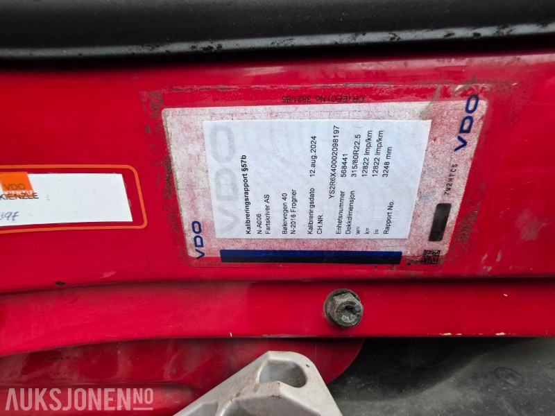 Kallurauto 2014 Scania R 580 asfaltbil/tippbil: pilt 13