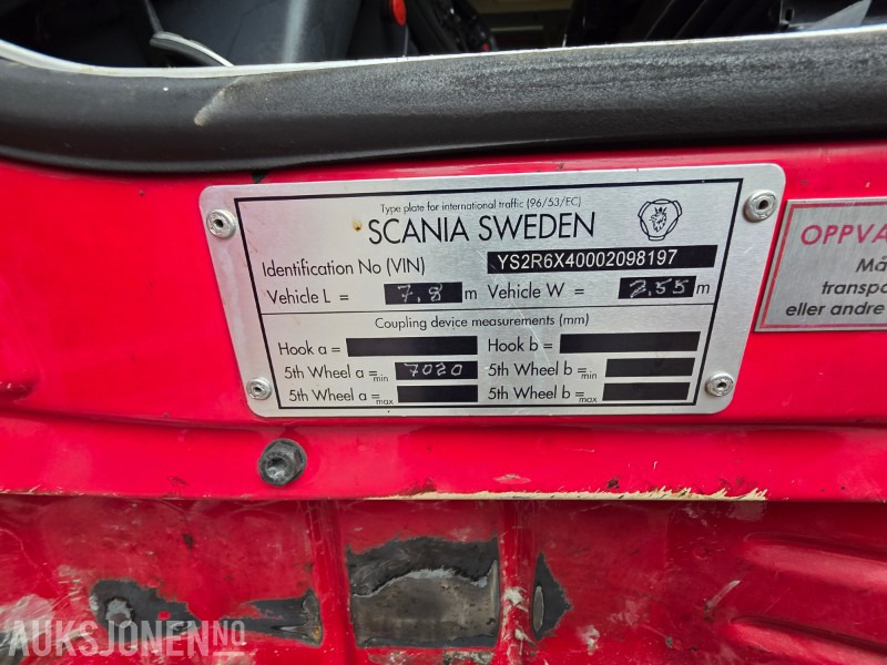Kallurauto 2014 Scania R 580 asfaltbil/tippbil: pilt 12