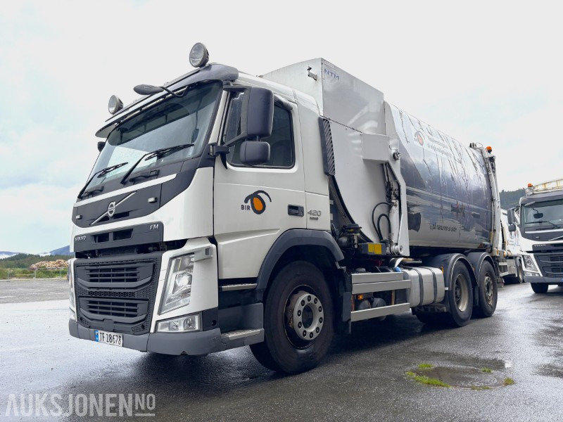2014 Volvo FM420 EURO 6 sidelaster / komprimatorbil / renovasjonsbil - EU godkjent til 31.08.2026 - Prügiauto: pilt 1 2014 Volvo FM420 EURO 6 sidelaster / komprimatorbil / renovasjonsbil - EU godkjent til 31.08.2026 - Prügiauto: pilt 1