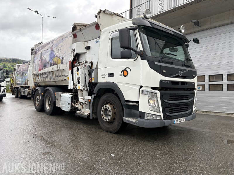 2014 Volvo FM420 EURO 6 sidelaster / komprimatorbil / renovasjonsbil - EU godkjent til 31.08.2026 - Prügiauto: pilt 2 2014 Volvo FM420 EURO 6 sidelaster / komprimatorbil / renovasjonsbil - EU godkjent til 31.08.2026 - Prügiauto: pilt 2