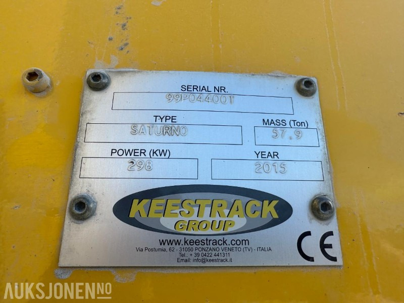 2015 Keestrack SATURNO B6 KNUSEVERK liising 2015 Keestrack SATURNO B6 KNUSEVERK: pilt 6