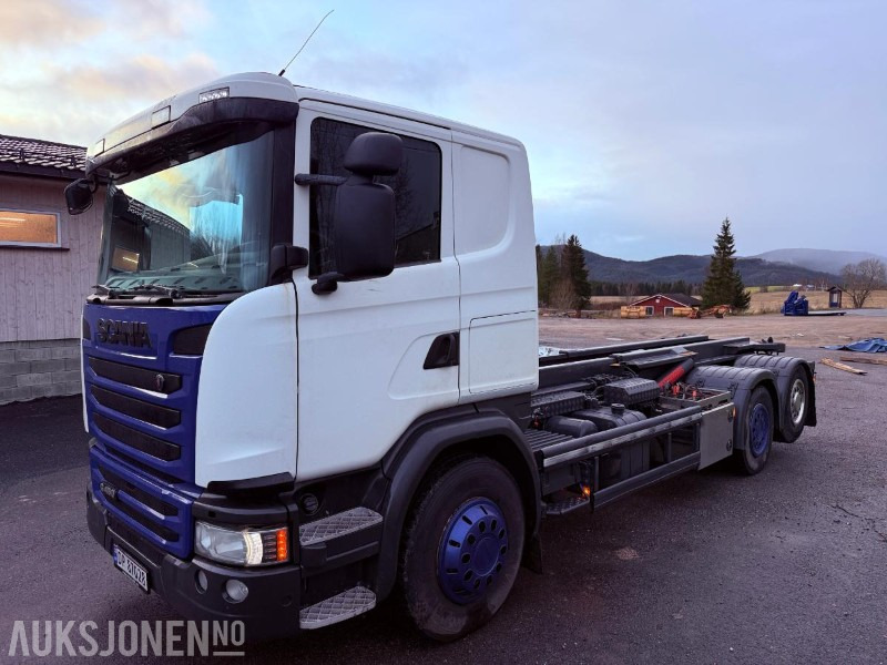 2015 Scania G450 EURO 6 444933 km - Styrbar boggi og Webasto - Konkstõstukiga veoauto: pilt 1 2015 Scania G450 EURO 6 444933 km - Styrbar boggi og Webasto - Konkstõstukiga veoauto: pilt 1