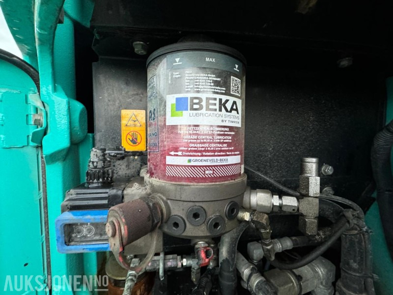 Ekskavaator 2016 Kobelco SK75SR-3E - 8 tonns gravemaskin - Tiltrotator - Pusskuffe - Bunkringspumpe - sentralsmøring - Sertifisert: pilt 27