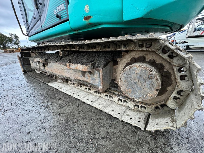 Ekskavaator 2016 Kobelco SK75SR-3E - 8 tonns gravemaskin - Tiltrotator - Pusskuffe - Bunkringspumpe - sentralsmøring - Sertifisert: pilt 16