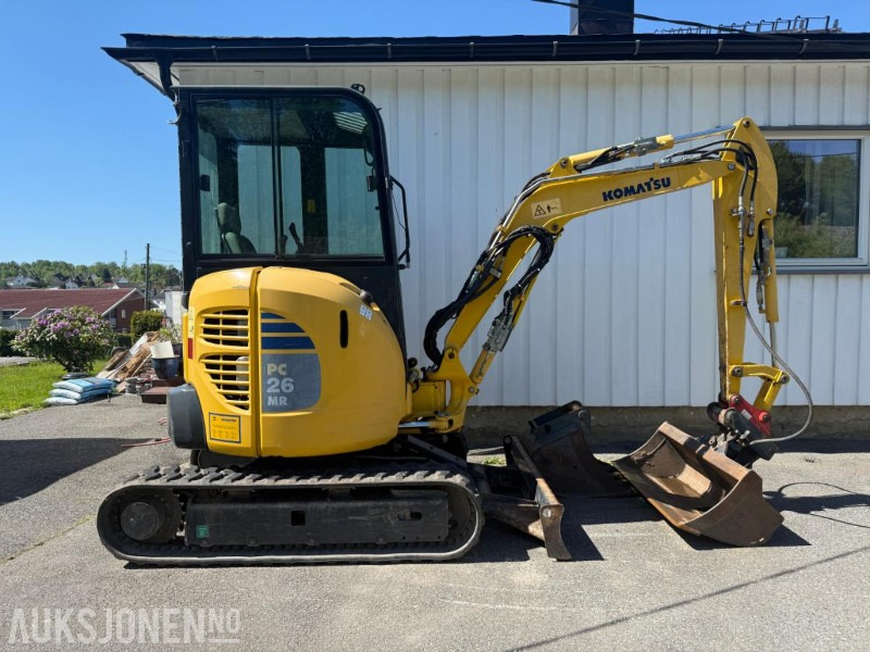 2016 Komatsu PC26MR minigraver m/2 skuffer. - Miniekskavaator: pilt 3 2016 Komatsu PC26MR minigraver m/2 skuffer. - Miniekskavaator: pilt 3