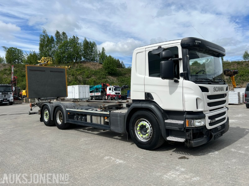 2016 Scania P410 containerbil, lav km, EU, 411 hk, baklem, automat - Konteinerveduk/ Tõstukiga veoauto: pilt 3 2016 Scania P410 containerbil, lav km, EU, 411 hk, baklem, automat - Konteinerveduk/ Tõstukiga veoauto: pilt 3