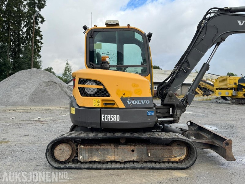 2016 Volvo ecr58d beltegraver 4301t, tiltrotator, pusseskuff,steinskuff - Miniekskavaator: pilt 3 2016 Volvo ecr58d beltegraver 4301t, tiltrotator, pusseskuff,steinskuff - Miniekskavaator: pilt 3