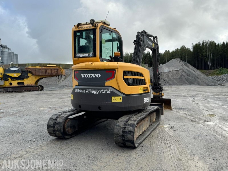 2016 Volvo ecr58d beltegraver 4301t, tiltrotator, pusseskuff,steinskuff - Miniekskavaator: pilt 4 2016 Volvo ecr58d beltegraver 4301t, tiltrotator, pusseskuff,steinskuff - Miniekskavaator: pilt 4