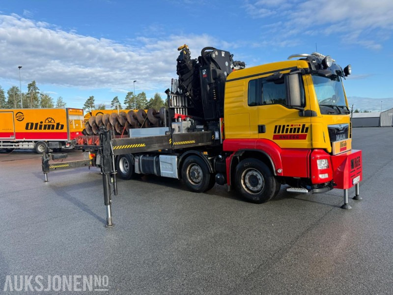 2017 MAN TGS 35.500 KRANBIL M/HIAB X-HIPRO 548 KRAN 8X4 HYDRODRIVE SERVICEHISTORIKK LAV KM. - Kraanaga veoauto: pilt 2 2017 MAN TGS 35.500 KRANBIL M/HIAB X-HIPRO 548 KRAN 8X4 HYDRODRIVE SERVICEHISTORIKK LAV KM. - Kraanaga veoauto: pilt 2