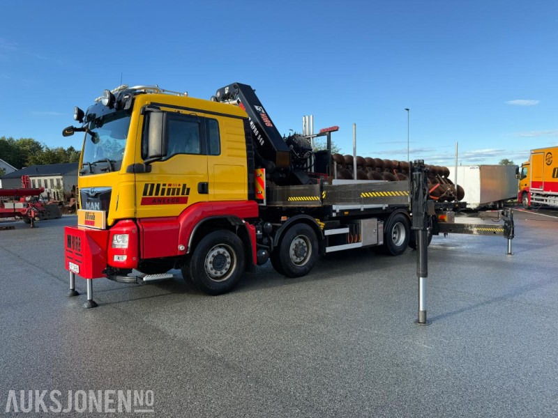2017 MAN TGS 35.500 KRANBIL M/HIAB X-HIPRO 548 KRAN 8X4 HYDRODRIVE SERVICEHISTORIKK LAV KM. - Kraanaga veoauto: pilt 1 2017 MAN TGS 35.500 KRANBIL M/HIAB X-HIPRO 548 KRAN 8X4 HYDRODRIVE SERVICEHISTORIKK LAV KM. - Kraanaga veoauto: pilt 1