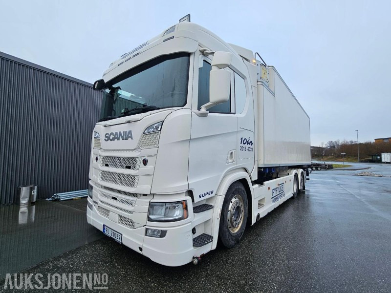 Kasti veoauto 2017 Scania R-serie - R450 Kjølebil - Kjølecontainer: pilt 1