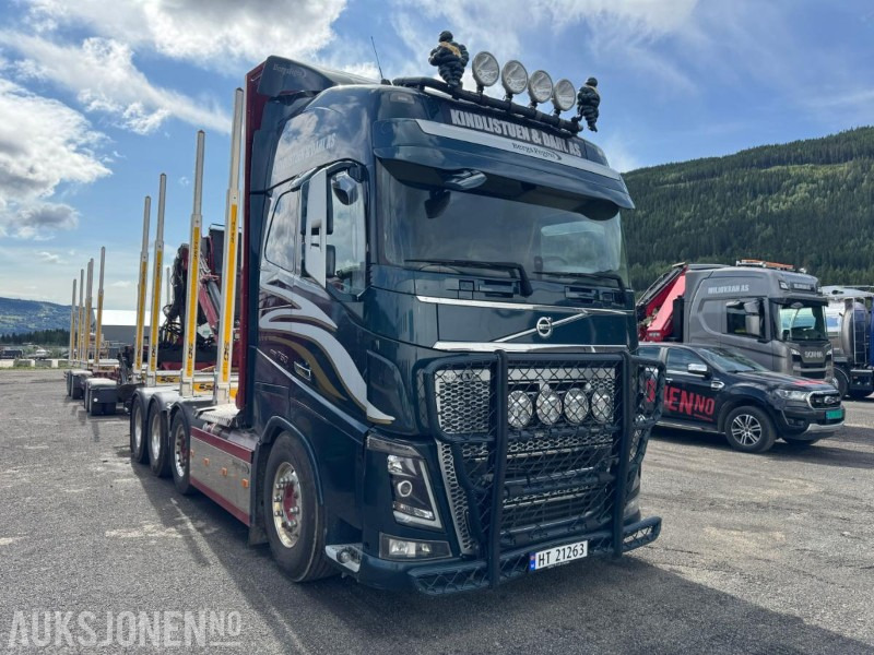 2018 Volvo FH16 8X4 Euro6 komplett tømmerbil med kran og henger. - Metsaveok: pilt 3 2018 Volvo FH16 8X4 Euro6 komplett tømmerbil med kran og henger. - Metsaveok: pilt 3