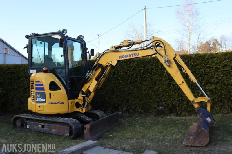 2021 Komatsu PC26MR minigraver m/3 skuffer. - Miniekskavaator: pilt 2 2021 Komatsu PC26MR minigraver m/3 skuffer. - Miniekskavaator: pilt 2