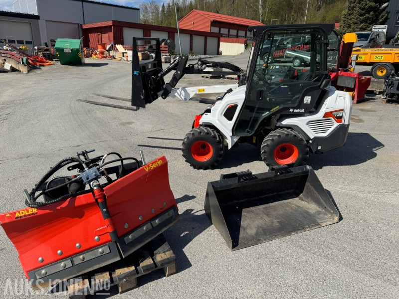 2022 Bobcat L23 kompaktlaster med skuffe, gafler og hydraulisksnøskjær - Kompaktlaadur: pilt 2 2022 Bobcat L23 kompaktlaster med skuffe, gafler og hydraulisksnøskjær - Kompaktlaadur: pilt 2