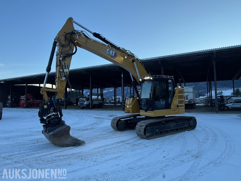 2022 Cat 325 beltegraver, levert ny i 2024 – 232 timer – Makin 3D GPS, ny tiltrotator, Webasto - Ekskavaator: pilt 1 2022 Cat 325 beltegraver, levert ny i 2024 – 232 timer – Makin 3D GPS, ny tiltrotator, Webasto - Ekskavaator: pilt 1