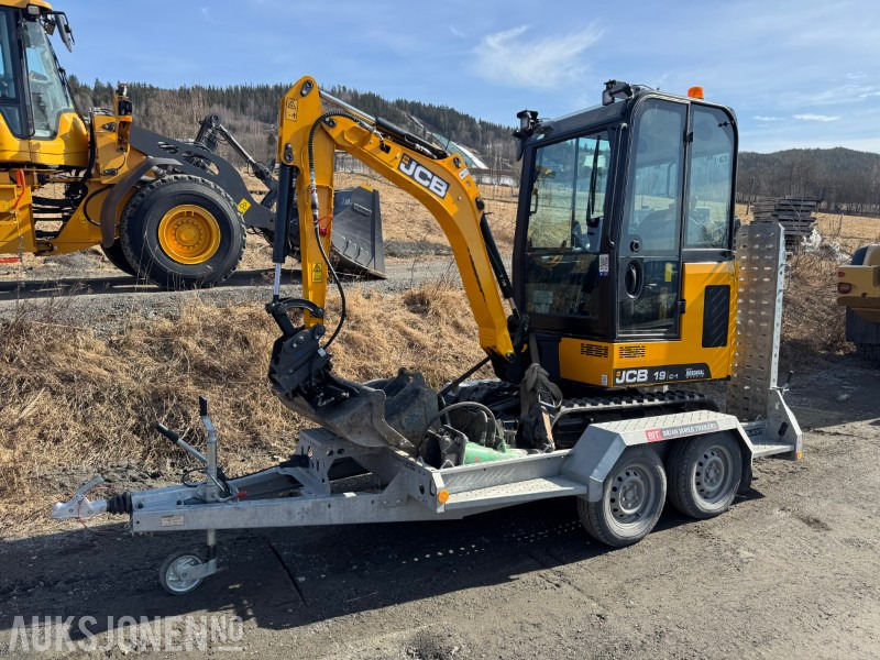 2024 JCB 19 C-1 MINIGRAVER, 3 SKUFFER, PIGGHAMMER, MASKINHENGER, KUN 200 TIMER, UTVIDET GARANTI - Miniekskavaator: pilt 2 2024 JCB 19 C-1 MINIGRAVER, 3 SKUFFER, PIGGHAMMER, MASKINHENGER, KUN 200 TIMER, UTVIDET GARANTI - Miniekskavaator: pilt 2