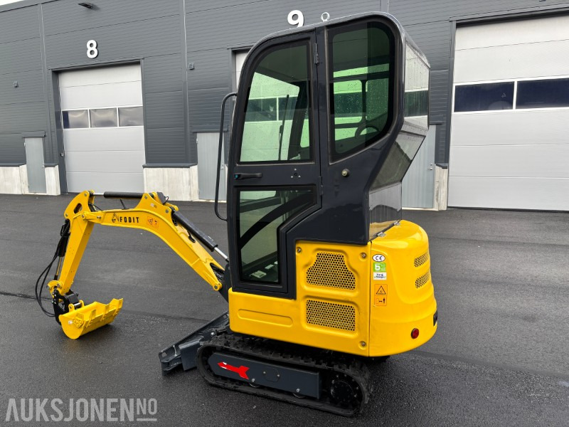 2025 Fodit FT327N Zero Tail 1,8 tonn - Miniekskavaator: pilt 2 2025 Fodit FT327N Zero Tail 1,8 tonn - Miniekskavaator: pilt 2