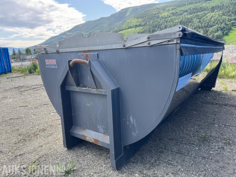 Asfaltbalje for krokløft med giljotinluke. - Multilift konteiner: pilt 4 Asfaltbalje for krokløft med giljotinluke. - Multilift konteiner: pilt 4