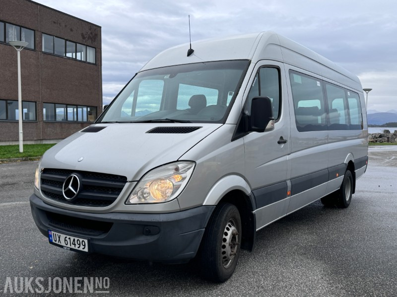 2012 Mercedes-Benz Sprinter minibuss - 9 seter - Registrert som personbil - Det medfølger ekstra seter - Webasto bak EU godkjennes før salg - Buss: pilt 1 2012 Mercedes-Benz Sprinter minibuss - 9 seter - Registrert som personbil - Det medfølger ekstra seter - Webasto bak EU godkjennes før salg - Buss: pilt 1
