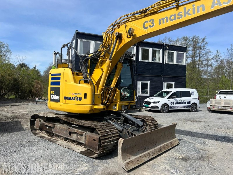 Komatsu PC138 gravemaskin, GPS, Tiltrotator, Smøring, Kamera - Ekskavaator: pilt 5 Komatsu PC138 gravemaskin, GPS, Tiltrotator, Smøring, Kamera - Ekskavaator: pilt 5