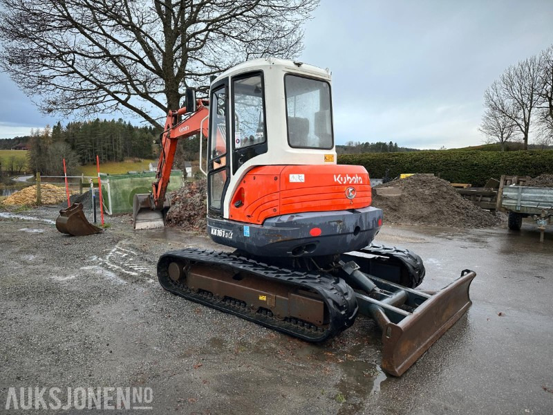 Kubota KX161-3α – 2006 – 3708 timer – 2 skuffer + klype – ca. 5,5 tonn – CE-merket - Miniekskavaator: pilt 4 Kubota KX161-3α – 2006 – 3708 timer – 2 skuffer + klype – ca. 5,5 tonn – CE-merket - Miniekskavaator: pilt 4