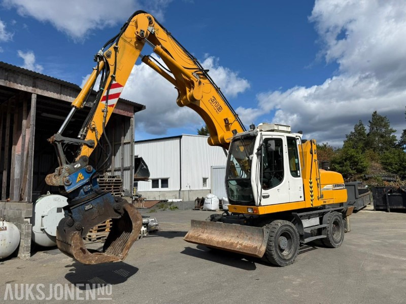 Liebherr 316 Litronic Hjulgraver m/Arden klo og Gjerstad pusseskuffe - Ekskavaator: pilt 1 Liebherr 316 Litronic Hjulgraver m/Arden klo og Gjerstad pusseskuffe - Ekskavaator: pilt 1