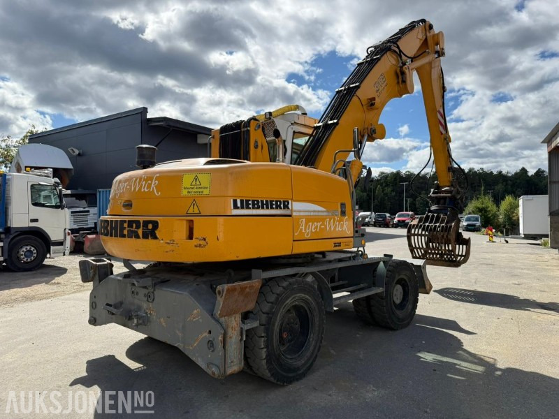 Liebherr 316 Litronic Hjulgraver m/Arden klo og Gjerstad pusseskuffe - Ekskavaator: pilt 5 Liebherr 316 Litronic Hjulgraver m/Arden klo og Gjerstad pusseskuffe - Ekskavaator: pilt 5