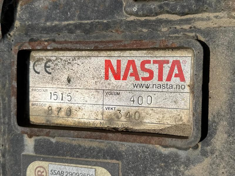 Nasta 400L tannskuffe | S50 feste | Hardox - Lisaseade - Ehitusmasinad: pilt 4 Nasta 400L tannskuffe | S50 feste | Hardox - Lisaseade - Ehitusmasinad: pilt 4