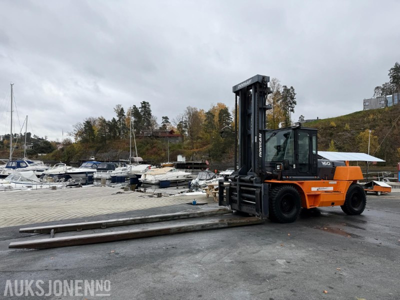 Doosan D160S-5 - gaffeltruck - 2008 - 867 timer - gaffel forlengere - Materjali käitlemise seade: pilt 1 Doosan D160S-5 - gaffeltruck - 2008 - 867 timer - gaffel forlengere - Materjali käitlemise seade: pilt 1