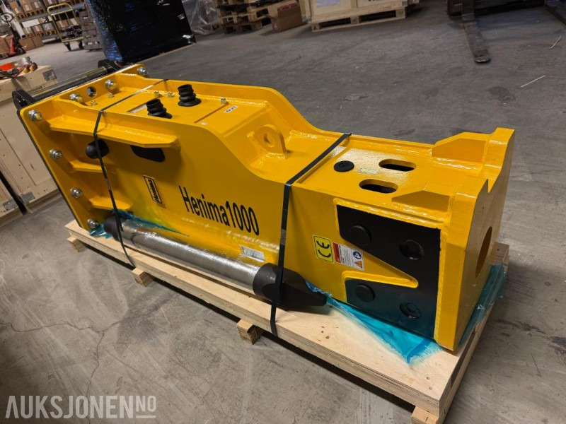 Ny Henima pigghammer til 10-15 tonns gravemaskin S60 m/garanti - Hüdrauliline haamer: pilt 5 Ny Henima pigghammer til 10-15 tonns gravemaskin S60 m/garanti - Hüdrauliline haamer: pilt 5