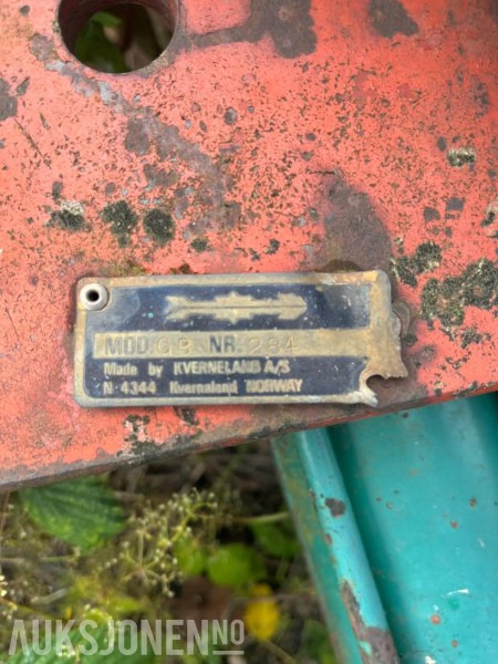 1990 Kverneland GB-284 - veihøvel til traktor. - Põllutööseade: pilt 2 1990 Kverneland GB-284 - veihøvel til traktor. - Põllutööseade: pilt 2