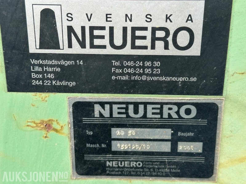 2001 Neuero AG 30 Kornblåser / Vifte - Põllutööseade: pilt 4 2001 Neuero AG 30 Kornblåser / Vifte - Põllutööseade: pilt 4