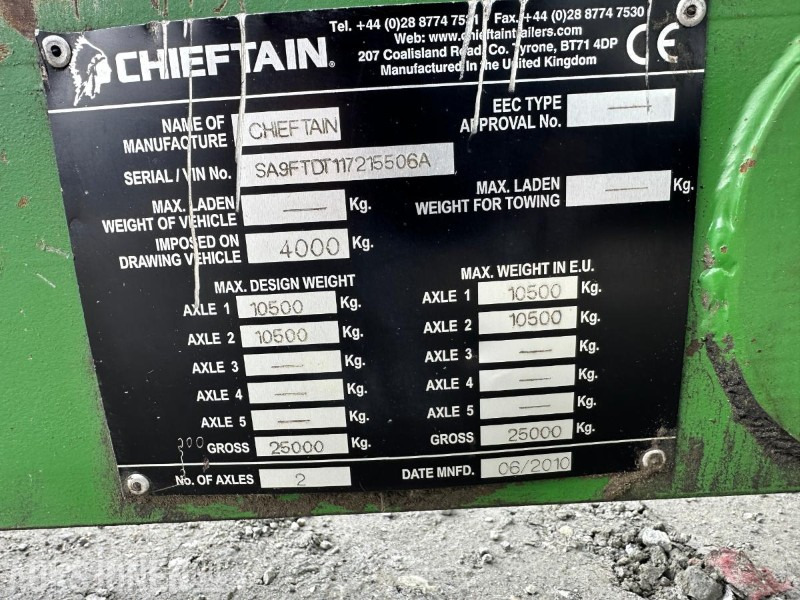 2010 CHIEFTAIN AGRI DUMPERHENGER TIL TRAKTOR - Põllutööseade: pilt 4 2010 CHIEFTAIN AGRI DUMPERHENGER TIL TRAKTOR - Põllutööseade: pilt 4