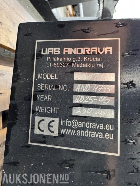 2025 Andrava rundballeklype for traktor - Põllutööseade: pilt 4 2025 Andrava rundballeklype for traktor - Põllutööseade: pilt 4