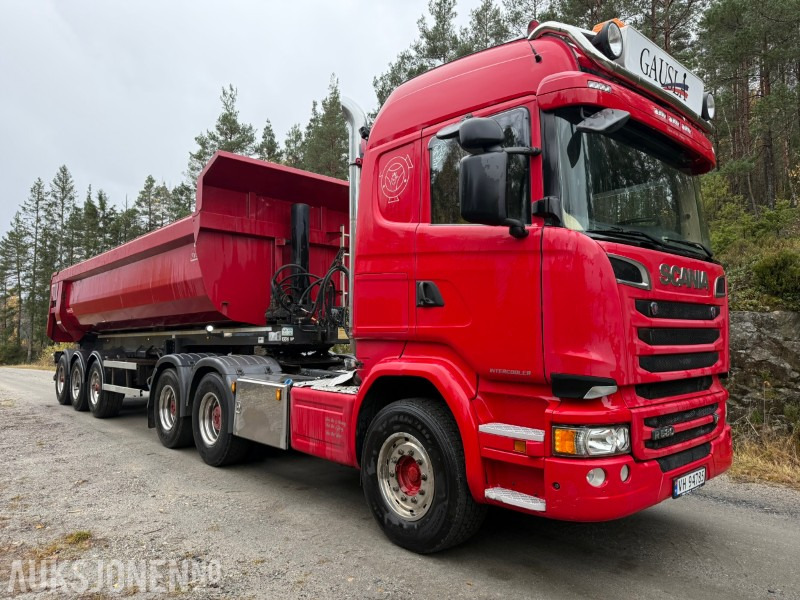 2018 Scania R580-V8-6x4-EURO6-260.000km-Tippsemi m/ Langendorf tralle - Sadulveok: pilt 4 2018 Scania R580-V8-6x4-EURO6-260.000km-Tippsemi m/ Langendorf tralle - Sadulveok: pilt 4