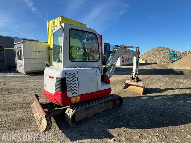 Takeuchi TB125 Gravemaskin - 3 Skuffer - 2.8T - 5105T - Ekskavaator: pilt 5 Takeuchi TB125 Gravemaskin - 3 Skuffer - 2.8T - 5105T - Ekskavaator: pilt 5