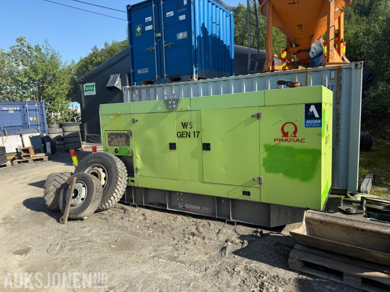 2017 Pramac GSW 280V - Svært lite brukt aggregat på hele 275KVA - Tööstusmasin: pilt 2 2017 Pramac GSW 280V - Svært lite brukt aggregat på hele 275KVA - Tööstusmasin: pilt 2