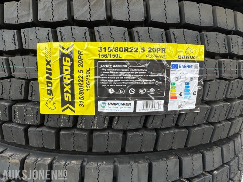 2025 Sonix lastebildekk / M+S / 315/80R22.5 - Veoauto: pilt 4 2025 Sonix lastebildekk / M+S / 315/80R22.5 - Veoauto: pilt 4