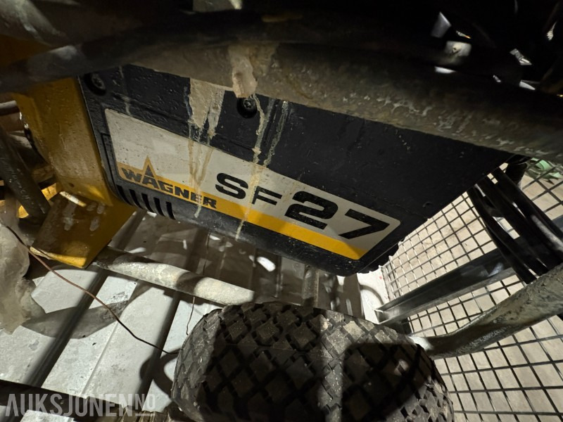 Wagner SF27 sprøytepumpe / sparkelpumpe / mørtelpumpe - Ehitusseade: pilt 4 Wagner SF27 sprøytepumpe / sparkelpumpe / mørtelpumpe - Ehitusseade: pilt 4