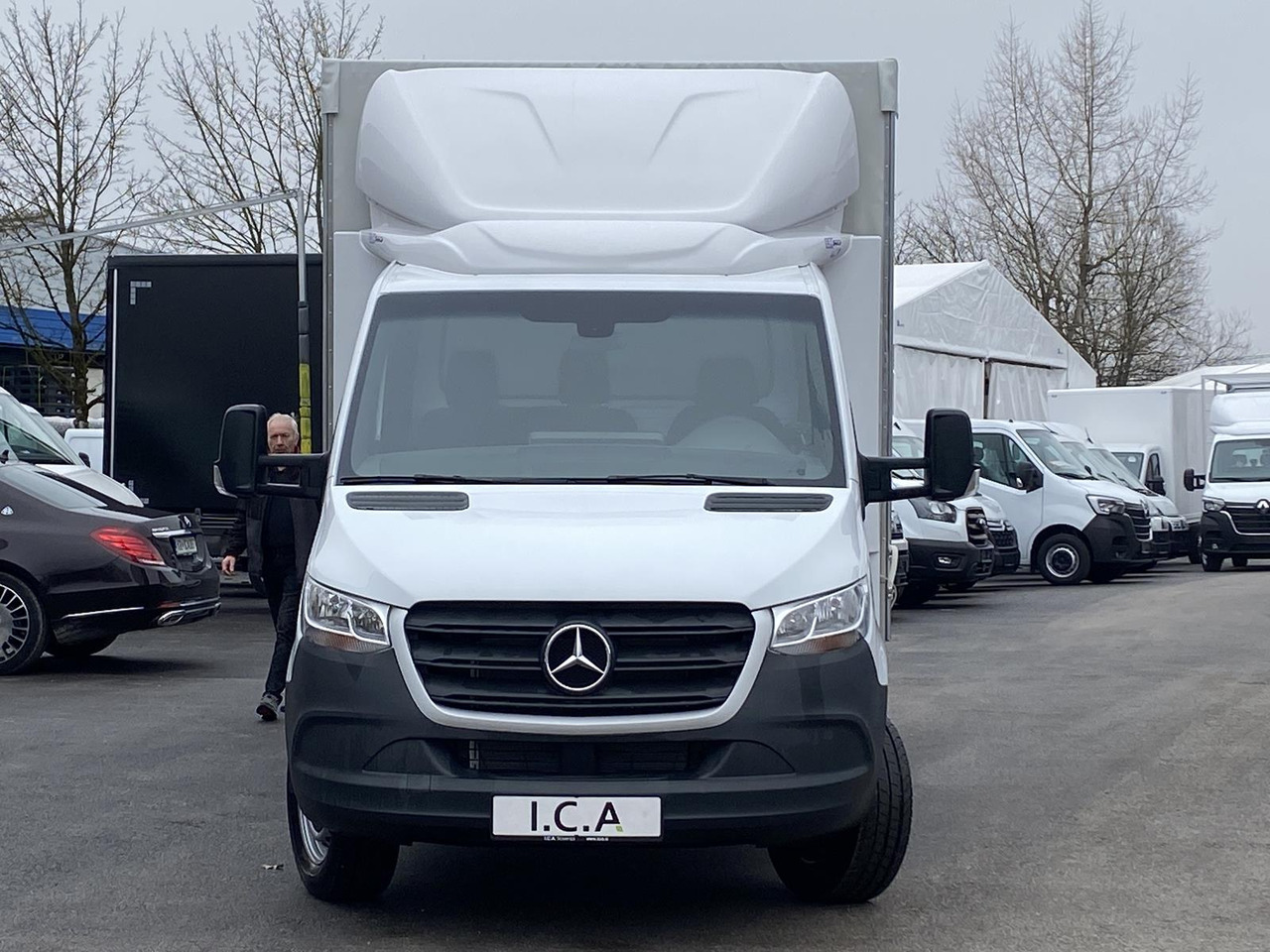 Uus Tent tarbesõiduk MERCEDES BENZ SPRINTER 317 CDI 170PS 1+2 PRITSCHE PLANE 4100MM: pilt 17