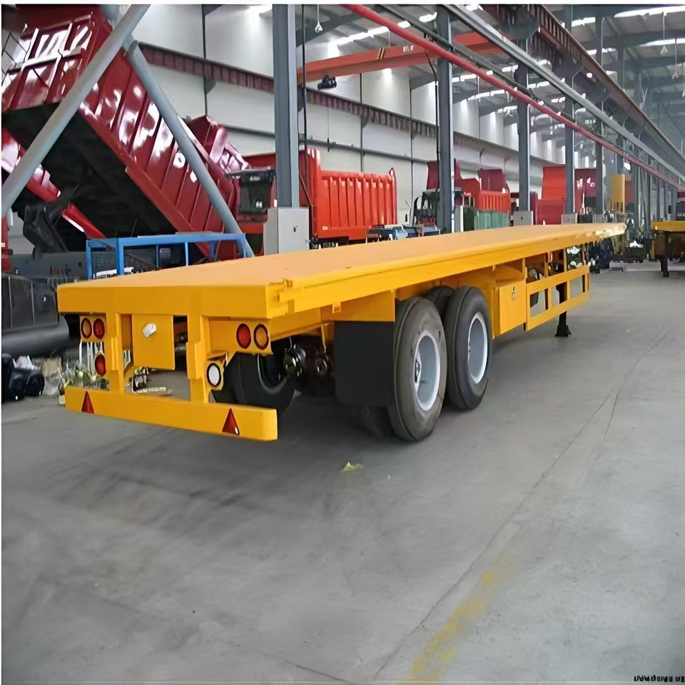 Uus Madal platvormpoolhaagis ZHICHENG Semi Flat Bed Low Bed in New or Used with 3 Axles 4 Axles: pilt 30