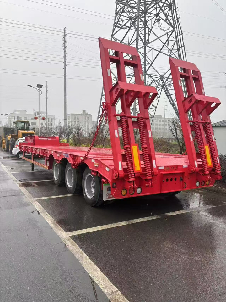 Uus Madal platvormpoolhaagis ZHICHENG Semi Flat Bed Low Bed in New or Used with 3 Axles 4 Axles: pilt 23